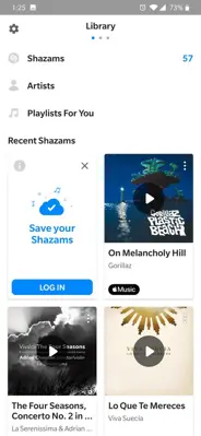 Shazam android App screenshot 4