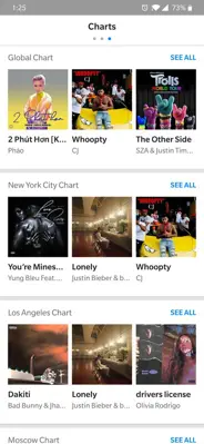 Shazam android App screenshot 7